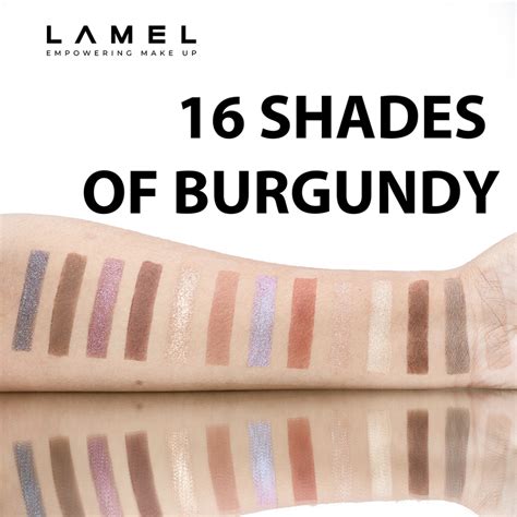 16 Shades Eyeshadow Palette Of Burgundy Lira Import Limited