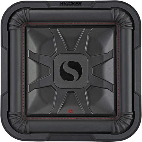 Kicker 46l7t124 Car Audio L7t Shallow Mount 12 Sub Square L7 Subwoofer