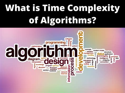 What Is Time Complexity Of Algorithms Copyassignment