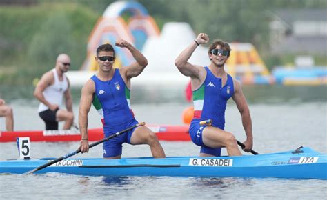 Canoa velocità CdM 2024 Casadei Tacchini settimi nel C2 500