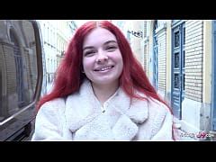 German Scout Cute Small Redhead Girl Miss Olivia I Pickup Rough Casting Fuck Xxx Mobile