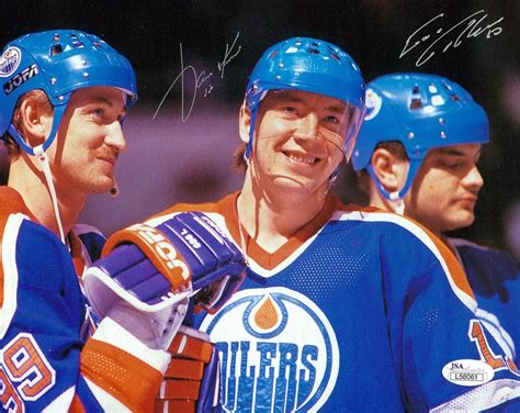 Jari Kurri & Esa Tikkanen Signed Oilers 8x10 Photo with Wayne Gretzky ...