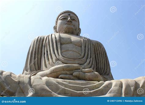 The Great Buddha Statue. Bodh Gaya, India Stock Photo - Image of great ...