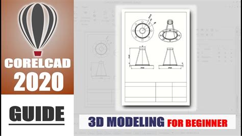 Corelcad D Modeling Guide Tutorial For Beginner Youtube