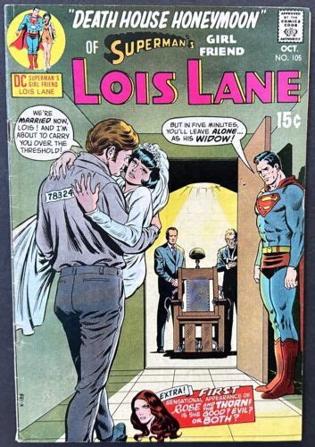 Supermans Girlfriend Lois Lane Comic 105 Dc1970 1st Rose And Thorn App ~ Ebay