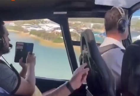 Scary Video Inside Cockpit Shows Moment Two Helicopters Collide