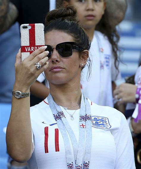 World Cup 2018 Jamie Vardys Wife Rebekah Left ‘cringing As Shes