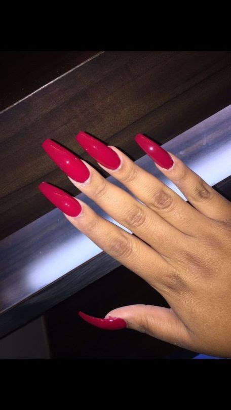 Red Lip Fantasy Pretty Acrylic Nails Long Acrylic Nails Acrylic