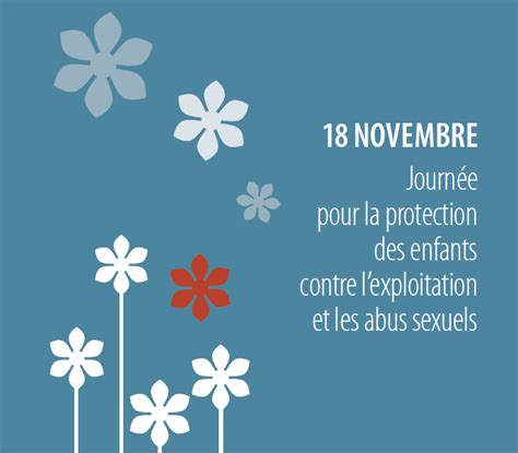 18 Novembre Journée Pour La Protection Des Enfants Contre L