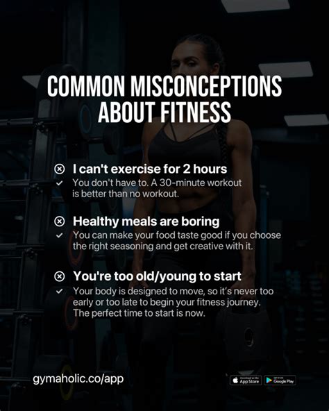 Common Misconceptions About Fitness Gymaholic Fitness App