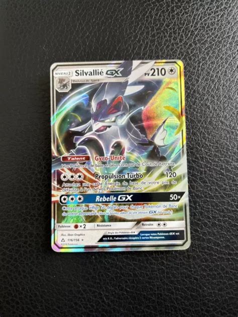 CARTE POKÉMON SILVALLIÉ GX 116 156 SL05 Ultra Prisme EUR 2 90