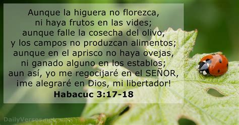 Habacuc 317 18 Versículo De La Biblia