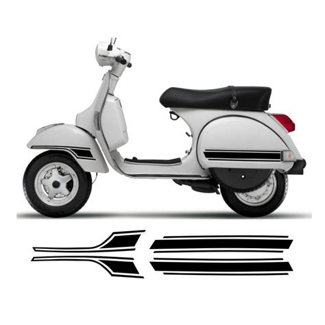 Kit Adesivi Strisce Vespa Px Striped Sticker Roba Da Vespisti