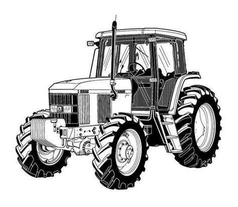 Traktor Kolorowanki Traktory Tracteur Druku Traktoren Colorir