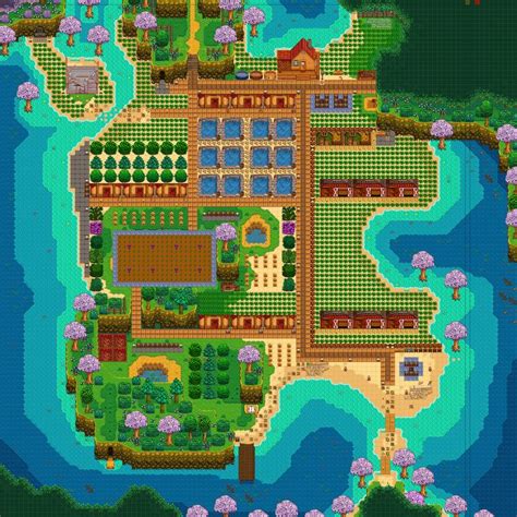 Thoughts On My Beach Farm Layout Before I Get Started StardewValley