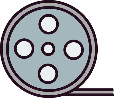 Film Reel Vector Icon 20945344 Vector Art At Vecteezy