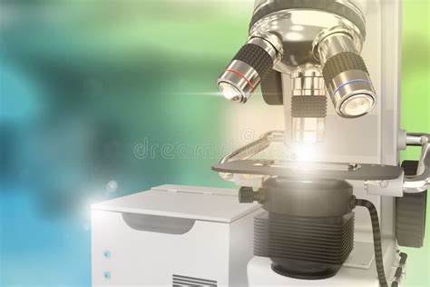 Bio Work Concept Object 3d Illustration Laboratory Modern Scientific