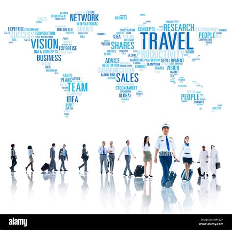 Diverse Group Of People Going To Travel Stock Photo Alamy