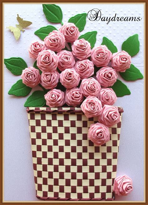 DAYDREAMS: Quilled flower bouquet