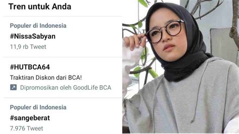 Dituding Pelakor Nissa Sabyan Jadi Perbincangan Warganet Hingga