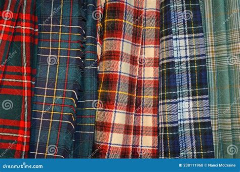 Les Tartans De Kilt S Alignent Sur Diff Rents Mod Les Photo Stock