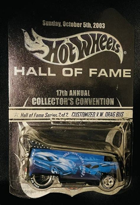 Hot Wheels 17th Annual Collectors Convention Vw Drag Bus Hall Of Fame Hobbies And Toys Toys