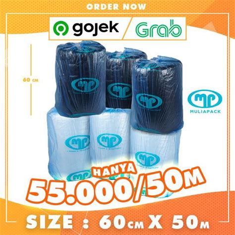 Jual Promo Bubble Wrap Roll Cm X Meter Hitam Putih Buble Wrap