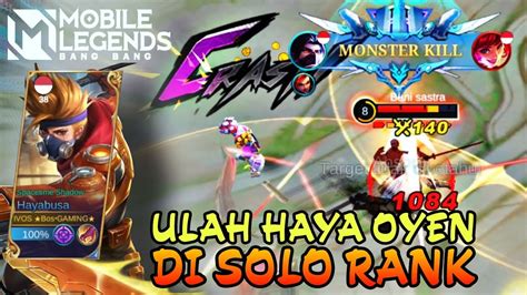 Hayabusa Oren Penambah Damage Build Baru Hayabusa Tersakit Youtube