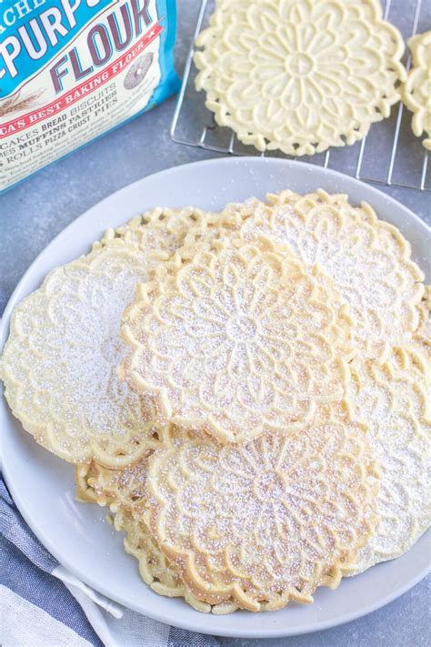 Italian Pizzelle Cookies - The Clean Eating Couple