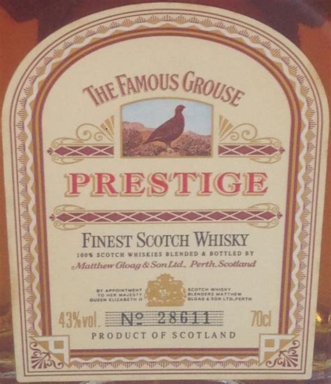 The Famous Grouse Prestige Ratings And Reviews Whiskybase