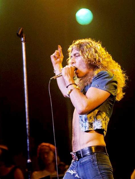 Heres To My Sweet Satan — Babeimgonnaleaveu Robert Plant On Stage At