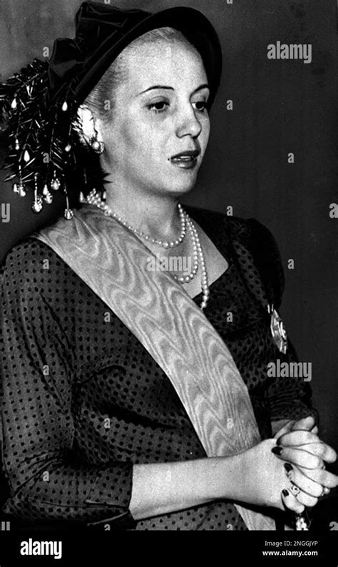 Argentinian First Lady Eva Peron Wears A Mexican Aztec Eagle And Sash