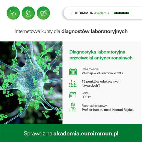 Kurs szkoleń ciągłych dla diagnostów oraz lekarzy