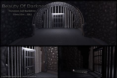 Second Life Marketplace - .:BoD:. Dungeon Jail Backdrop