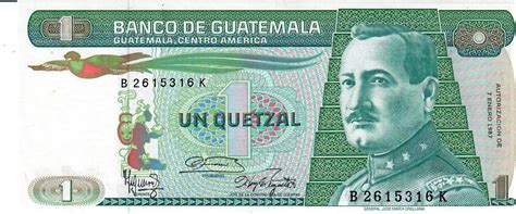 Guatemala Quetzal Banknote Geldscheine Unc Ma Shops