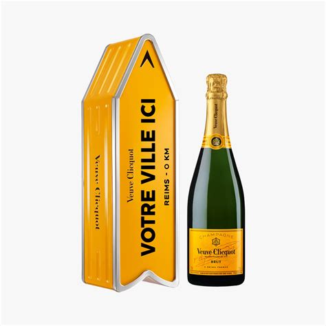 Champagne Veuve Clicquot Brut Carte Jaune Sous Coffret Arrow