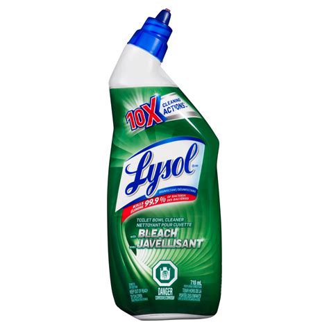 Lysol 10x Cleaning Action Bleach Toilet Bowl Cleaner 710 Ml Giant Tiger