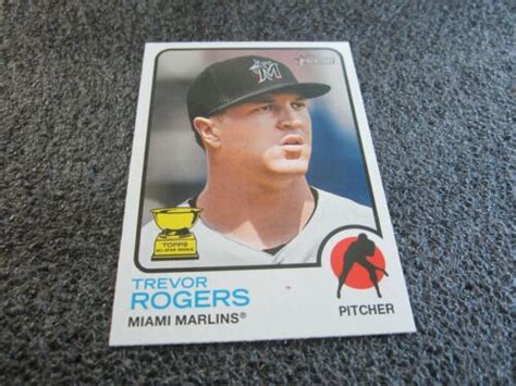 Topps Heritage Mlb All Star Rookie Card Trevor Rogers Marlins