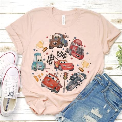 Retro Lightning Mcqueen Shirt Vintage Disney Cars Birthday Shirt