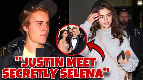 Selena Gomez Was Captivated Meet Justin Bieber Secretly In La Youtube