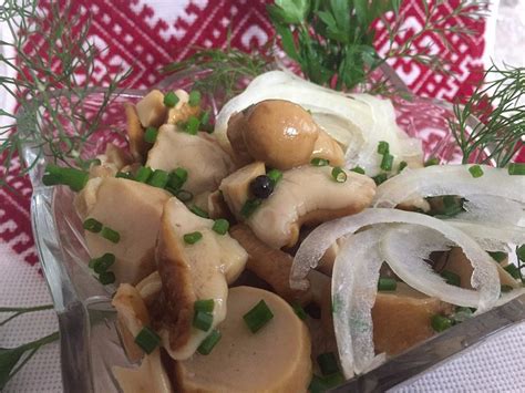 Marinierte Pilze Mit Zwiebeln Von Bentson Chefkoch