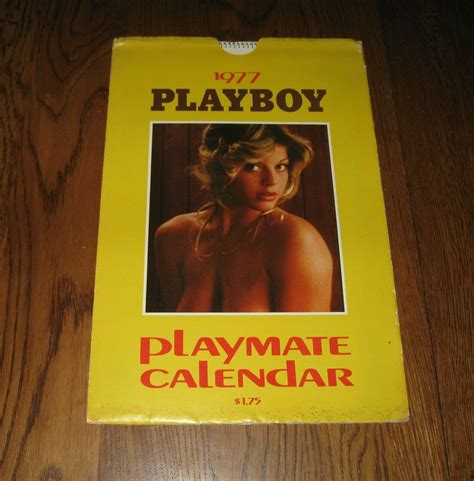1977 Playboy Playmate Wall Calendar w/ Original Sleeve Marilyn Lange