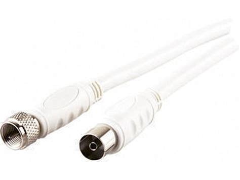 Cabo De Antena SCHWAIGER Coaxial 3 M Branco Worten Pt