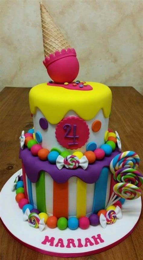 Candy Theme Happy Cake Day Cake Day Cake