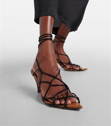 Arden Leather Sandals In Black Khaite Mytheresa