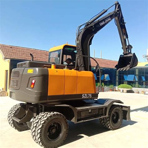 Shanzhong Ton Wheel Excavator Szl For Construction Project China