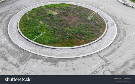 Aerial View On Roundabout Stock Photo 2228687053 | Shutterstock