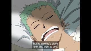 One Piece Zoro GIF - One piece Zoro Zoro sleep - Discover & Share GIFs