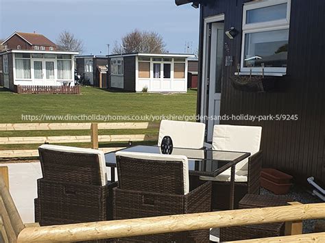 Holiday Chalet Situated In Withernsea On The Yorkshire Coast On Golden