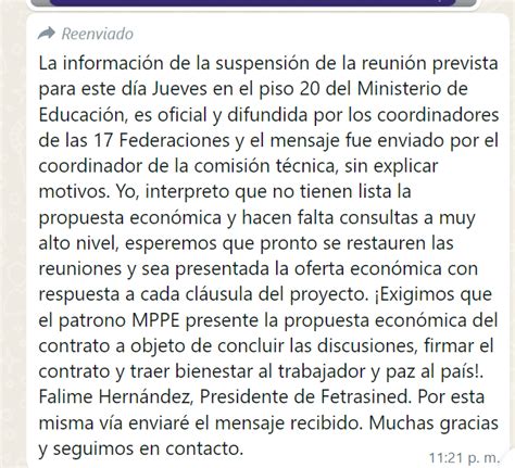 Educaci N Primero On Twitter Rt Gremiodocente Suspendida La Reuni N